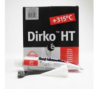12x Sigillante Dirko Nero 70ml 006.553 Di -60°C+315°C Silicone