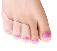 12x Silicone Toe Separatori, Pinky Toe Separatori, Gel Toe Protectors per Overlapping Toes, Pinky Toes ricci, Piccoli Toe Separatori per attrito, Blister, Callus, Blister, Corns