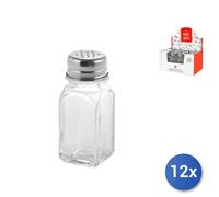 12x Spargisale Vetro Jarsy Trasparente Home
