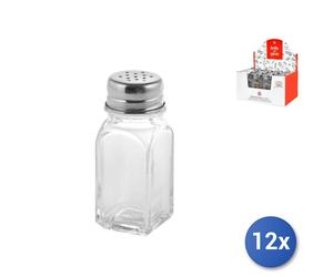12x Spargisale Vetro Jarsy Trasparente Home