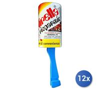 12x Spazzole adesive colori assortiti in plastica modello Pulirella da Mt 10