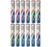 12x Spazzolino Aquafresh Deep Clean Medium - Setole Medie Colori Assortiti
