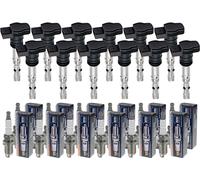 12x Stellox Bobina Accensione + Beru Candela per BMW X1 E84