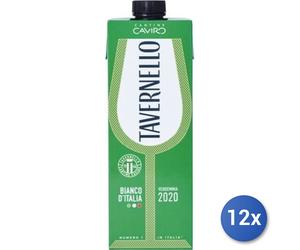 12x Stock Vino Tavernello Brick Bianco Lt 1 Ø11
