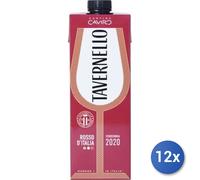 12x Stock Vino Tavernello Brick Rosso Lt 1 Ø11