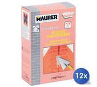 12x STUCCO PER ESTERNI MAURER EDILBRIKO SCATOLA KG 1