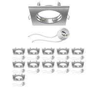 12x telaio di montaggio a soffitto RIR angolare in acciaio inox opaco