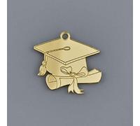 12X TOCCO PERGAMENA plexiglass ORO 4.5 cm DECORAZIONE BOMBONIERA LAUREA