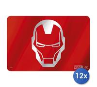 12x Tovagliette Americana In Plastica Per Bambini, Ironman, H&H