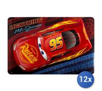 12x Tovagliette In Polipropilene Fantasia Cars Race2Win, Lulabi