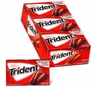 12x Trident Cannella Gusto senza Zucchero Gomma con Xilitolo Dolci Americani