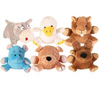 12x Trixie animale, peluche 10-12 cm