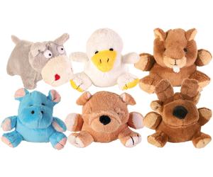 12x Trixie animale, peluche 10-12 cm