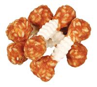 12x Trixie Denta Fun Pollo Giocattoli da Masticare a Forma di Pesi 72 Pz./12x 100 g