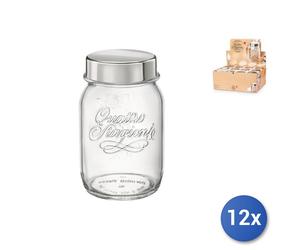 12x Vasi 4 Stagioni Homedecor Tappo Inox 500 gr Bormioli Rocco