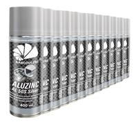 12x ZINCO SPRAY 400ml PRIMER ANTIRUGGINE ALLUMINIO BOMBOLETTA SPRAY PRIMER BA...