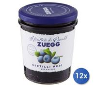 12x Zuegg Confettura Gr 320 Mirtilli