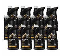 12X1 Litri MANNOL 2-Takt Plus API TC Olio Moto Scooter Parzialmente Sintetico