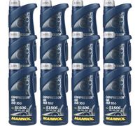 12X1 Litro Originale MANNOL Olio Compressore ISO 100