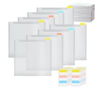 12x12 Organizzatore di Carta Album - Porta di Archiviazione in Carta Trasparente con Schede Indicizzate Appiccicose, Rack di Carta Album | Cestino per L'archiviazione di Carta Artigianale per Arti