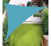 12x12x12ft White Sun Shade A Vela Triangolo Triangolare, Sfumature Di Vele Impermeabili, Copertura Del Sole Pesante Blocco 95% Uv, Ombrelloni Da Patio Per Cortile, Pon(Size:3x3x4.3m,Color:Azzurro)
