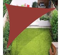 12x12x12ft White Sun Shade A Vela Triangolo Triangolare, Sfumature Di Vele Impermeabili, Copertura Del Sole Pesante Blocco 95% Uv, Ombrelloni Da Patio Per Cortil(Size:3x3x4.3m,Color:Rosso ruggine)