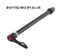 12x142/148mm Bike Thru Axle Lega di Alluminio MTB Nero Front