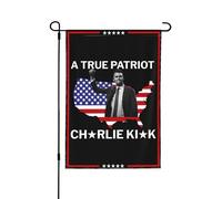 12X18 Double Sided, una vera bandiera da giardino Patriott Ch rlie Ki k America Map Yard Flag Decorations for Home Outdoor Garden Banner Sign