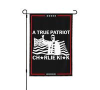 12X18 Double Sided, una vera bandiera da giardino Patriott Ch rlie Ki k America Map Yard Flag Decorations for Home Outdoor Garden Banner Sign