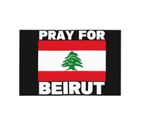 12x18 Sostieni Beirut con questa resistente bandiera per auto 12x18, con la scritta "Prega per Beirut" e "Allah proteggi Beirut" stampati su entrambi i lati. Non serve alcuna clip per finestrini!