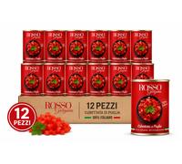 12x400g | Cubettata di Pomodori di Puglia 100% Italiani (Puglia) "Rosso Gargano"