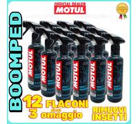 12x400ml MOTUL DETERGENTE PULITORE ELIMINA INSETTI SPRAY CAROZZERIA AUTO 12MO12