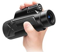 12x50 Monoculare FMC ad alta potenza HD BAK4 Prisma Monoculare compatto impermeabile con adattatore per smartphone per birdwatching per adulti, caccia all'aperto, viaggi