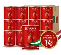 12x800g | Pomodori Pelati 100% Italiani (Puglia) "Rosso Gargano" PREMIUM