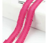 13,0 mm 10/20 iarde Elastici colorati Nastro doppio in gomma per vestiti Reggiseno Biancheria intima Fettuccia Fai da te Accessori per cucire indumenti - Rosa rosso - 13,0 mm - 10 iarde