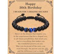 13° 16° 18° 21° 30° 40° 50° 60° compleanno regali per ragazzi uomini lui, 11-21 30-60 anni ragazzo maschio uomo regali di compleanno braccialetto di compleanno per figlio, fratello, nipote, papà