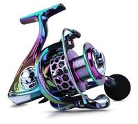 13+1BB Bobina di Pesca Leggero CNC Alluminio Bobina 5.2: 1 Rapporto di Ingranaggio Mulinello Spinning Reel Carp Fishing Coil 2000 Series