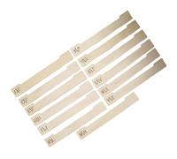 13/26 pezzi divisori per lettere in legno per librerie per organizzare registrazioni e file dal primo all'ultimo segno in legno