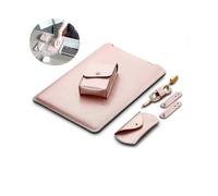 13.3 inch Macbook Pro Compatible Foldable PU Leather Laptop Case with Built-in Stand