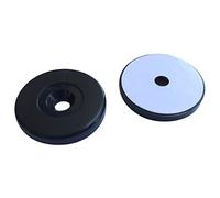 13.56MHz rotondo 30mm ABS moneta anti-metal nero NFC rfid 1K tag