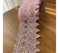 13.7m Chimico Pizzo Bordo Rete Cucito Nastri per Letto Abito Fai Decorazione
