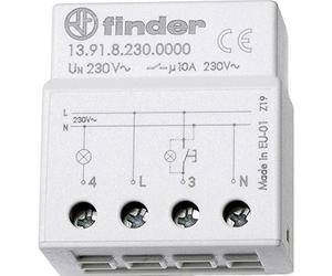 13.91.8.230.0000 Relay timer impulse SPST-NO 230VAC Mounting DIN 10A