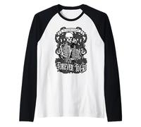 13 Anni Giù per Sempre per Andare Coppia Gotica 13 ° Anniversario Maglia con Maniche Raglan