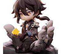 13 centimetri Genshin Impact Zhongli Anime Action Figure PVC Giocattolo Personaggio Modello Decorazione Statua Regali Collezionismo