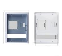 13 Circuit PZ30 Meter Box Cover Panel Grigio, Pannello integrato Ignifugo PC Plastica Elettrica Scatola di Distribuzione Con Infrangibile Finestra di Visualizzazione