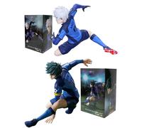 13 cm Blue Lock Anime Figura Blu Uniforme da calcio Nagi Seishirou Action Figure Itoshi Rin Figurine Collezione in PVC Modello bambola giocattolo