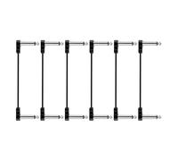 13 cm Chitarra Patch Cavi Doppia Schermatura Basso Rumore Tono Flessibile Piatto per Effetti Pedale Catena Strain Relief Chitarra Patch Cavi