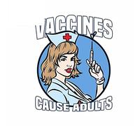 13 cm x 10,3 cm per VACCINI CAUSA ADULTI Adesivi per auto Personalità impermeabile Decal Grafica Decorazione