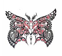 13 cm x 10,4 cm per i miei ringraziamenti a Bill Face Butterfly Car Truck Decal Bumper