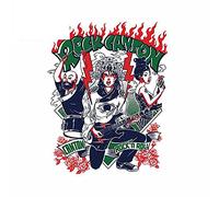 13 cm x 10,8 cm per adesivi e decalcomanie per auto Rock Canton Personalità graffio occlusione fai da te